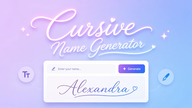 Name Sign Cursive Cursive Name Generator | 500+ Beautiful Script Names (Free)