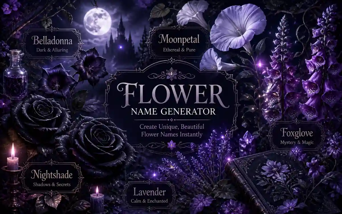 Exotic tropical flowers including plumeria and hibiscus representing rare floral name inspiration