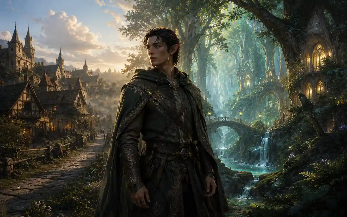 How half-elf naming conventions blend human and elven traditions in fantasy settings