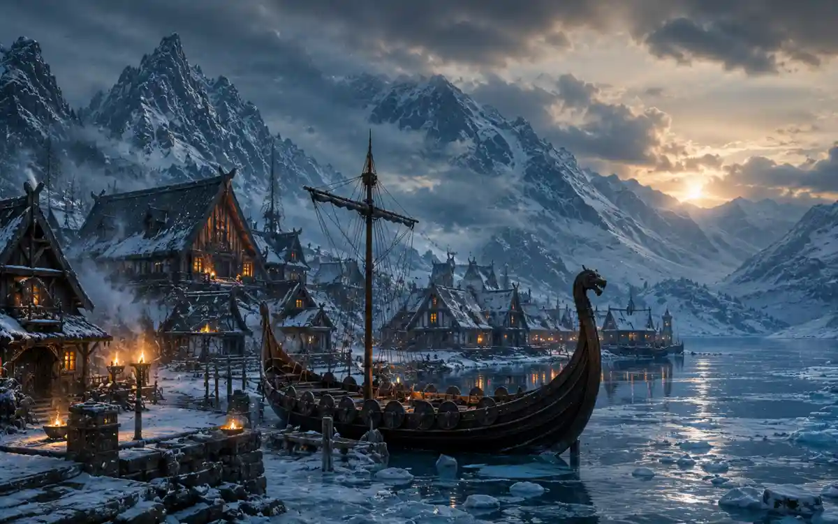 Fantasy Nord character names displayed on screen, showing results from a name generator tool